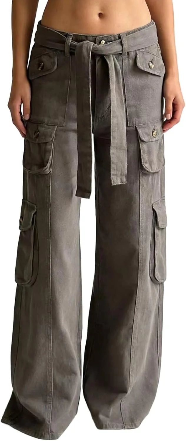 

Джинсы женские High Waisted Straight Wide Leg с карманами