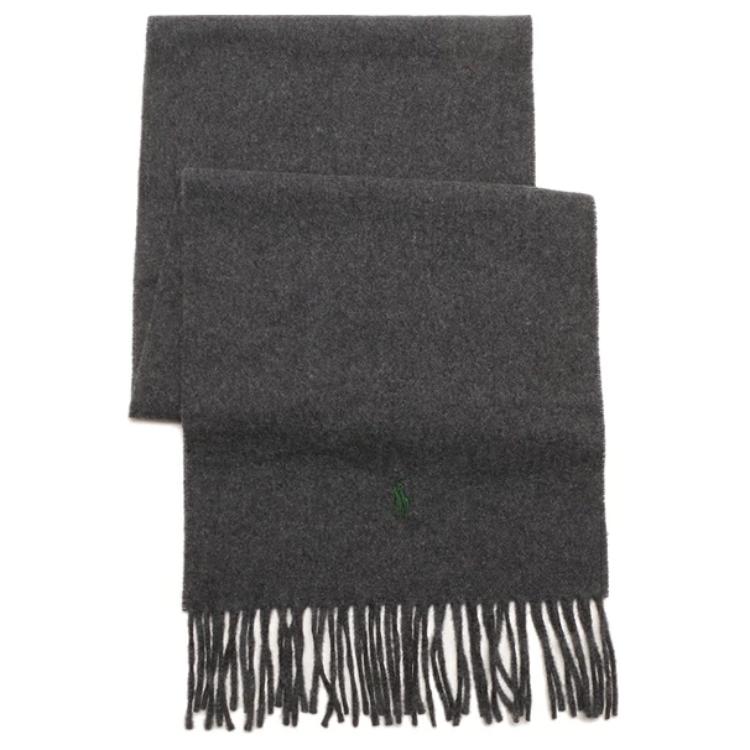 

Шерстяной вязаный шарф Unisex Gray Ralph Lauren, Серый, Шерстяной вязаный шарф Unisex Gray Ralph Lauren