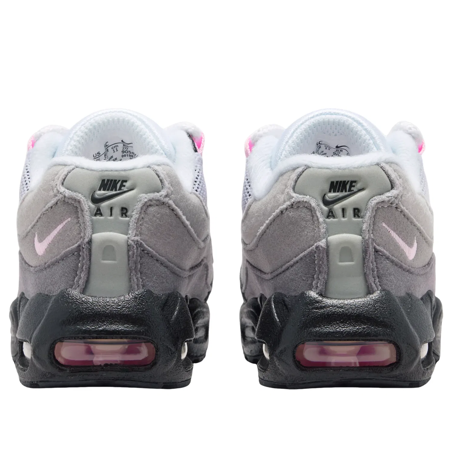 Кроссовки Nike Little Max 95 'Pink Foam' 905462-075, серый — фото 4