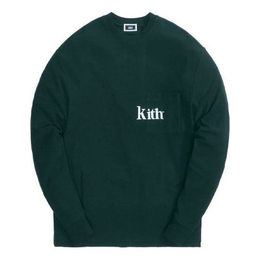 

Толстовка long-sleeve quinn tee 'green' Kith, зеленый
