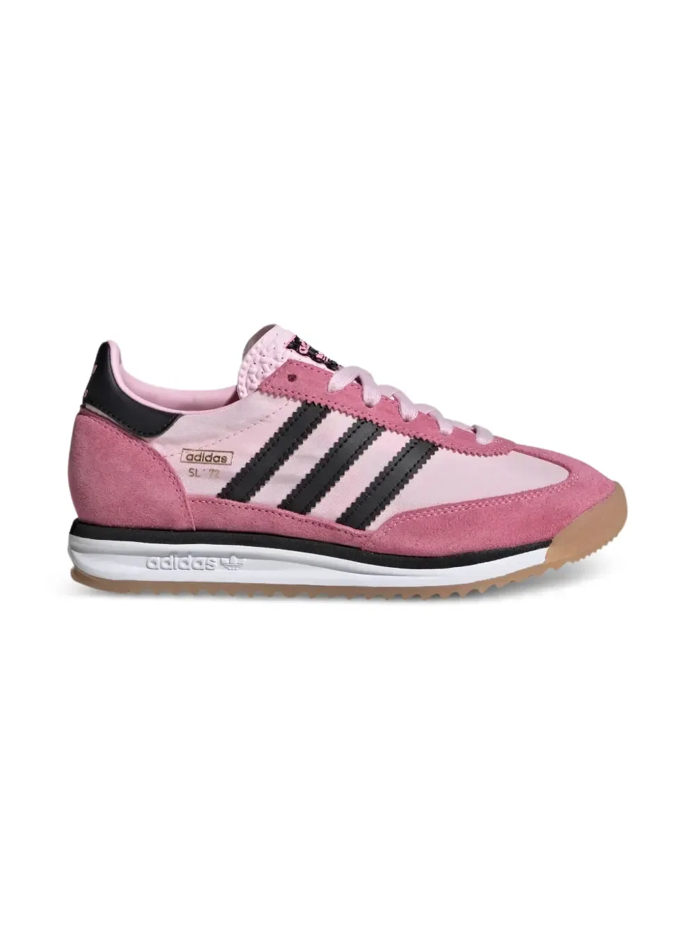 Adidas Kids Кроссовки SL 72 RS "прозрачный розовый черный" — фото 2