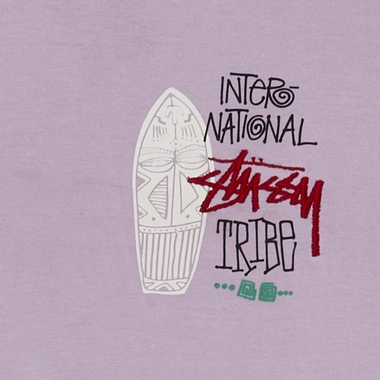 Футболка Stussy IST Mask 'Light Purple', фиолетовый — фото 3