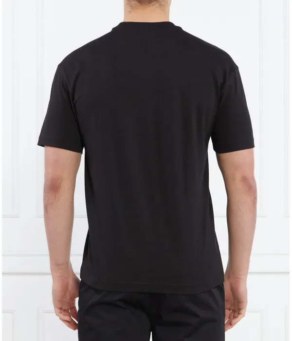 Футболка с камуфляжным принтом и объемным логотипом Comfort fit Calvin Klein, черный — фото 4