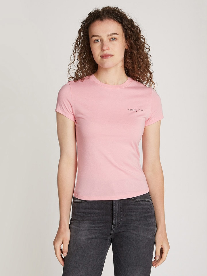 

Футболка TOMMY JEANS, розовый