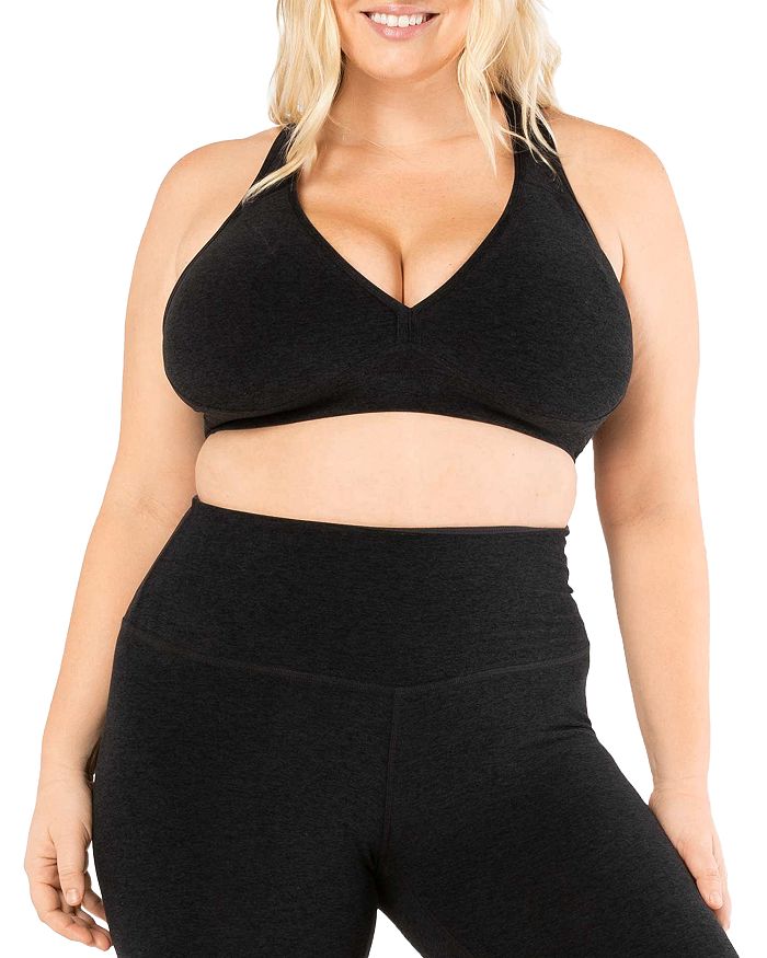 

Beyond Yoga Space Dyed Lift Your Spirits Bopo Bra Beyond Yoga, черный