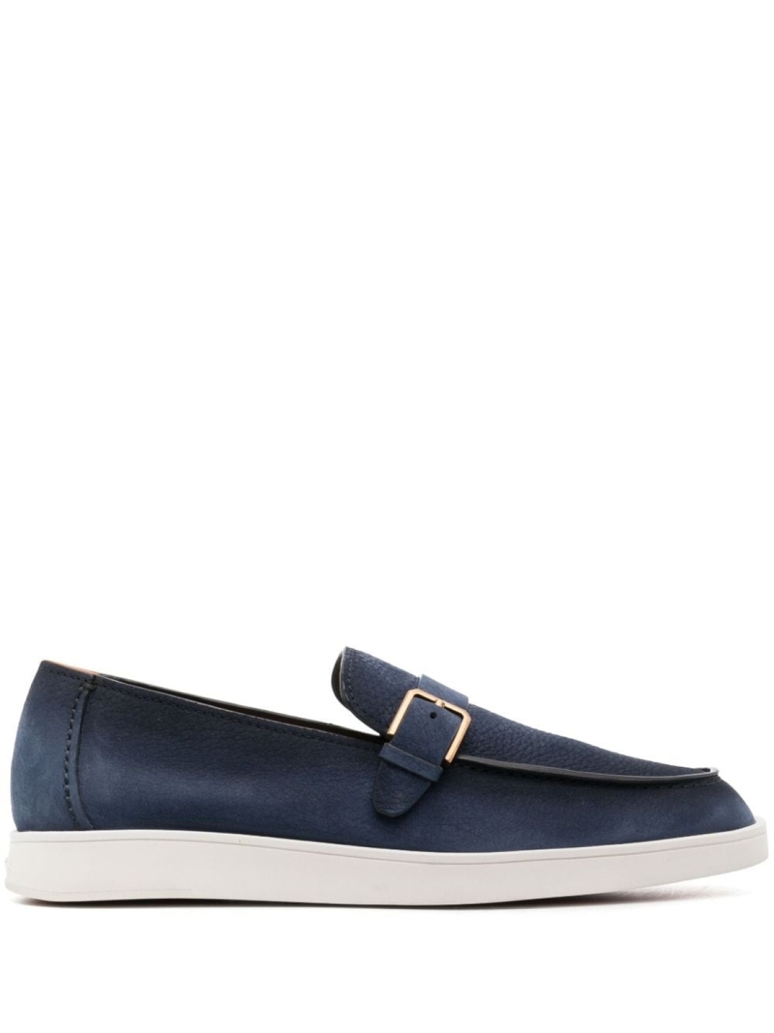 

Santoni туфли монки Dread с квадратным носком, синий