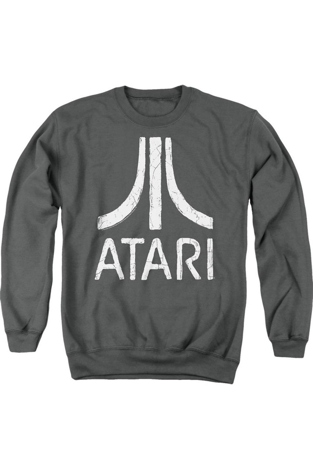 

Толстовка Atari Rough Logo для взрослых с круглым вырезом Gildan, цвет charcoal