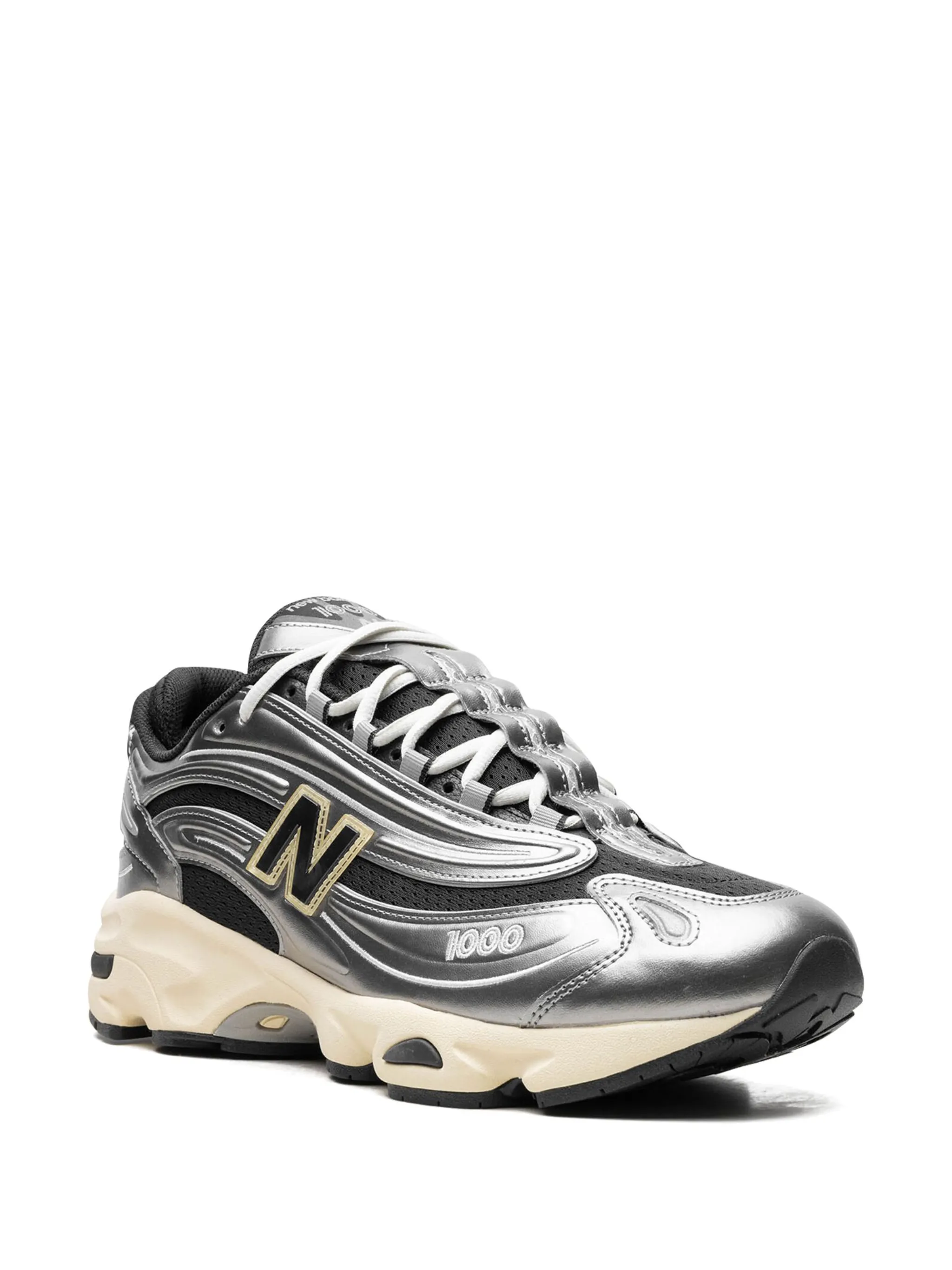 Кроссовки 1000 с эффектом металлик New Balance, серебристый — фото 2