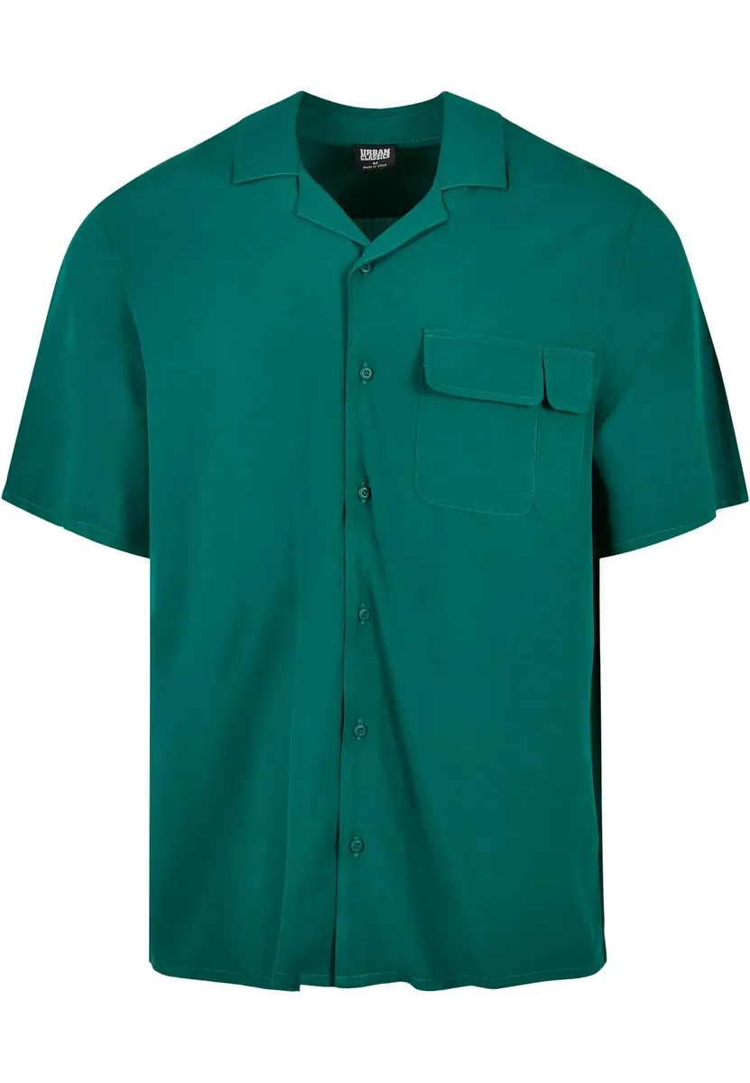 

Рубашка с длинными рукавами URBAN CLASSICS " Urban Classics Men's Viscose Camp Shirt" (1 шт.), зеленый
