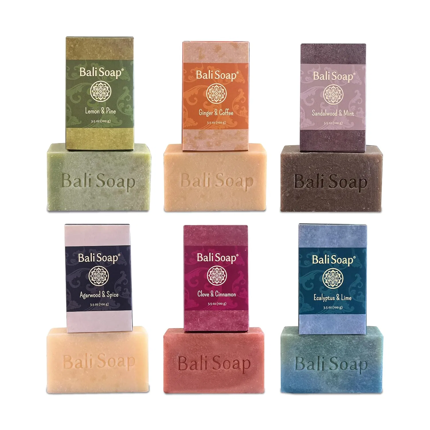 Набор натурального мыла Bali Soap Exotic Pack для мужчин и женщин (6 x 100 г) Bali Soap — фото 2