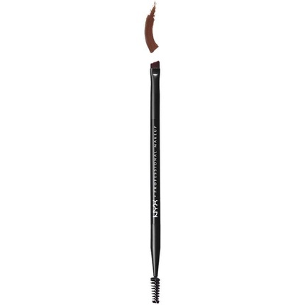 Профессиональная двойная кисть для бровей, Nyx Professional Makeup — фото 2