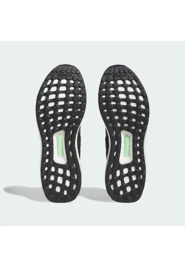 Кроссовки мужские спортивные, Ultraboost 1.0, Adidas, черный/зеленый — фото 4