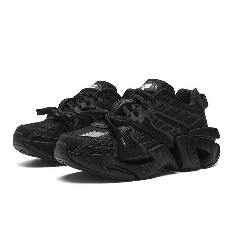 Кроссовки мужские низкие на платформе устойчивые к истиранию FILA, Black/Black Sand Gray — фото 4