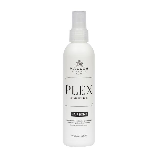 

Plex bond builder hair bomb несмываемый жидкий кондиционер для волос Kallos, 200 мл