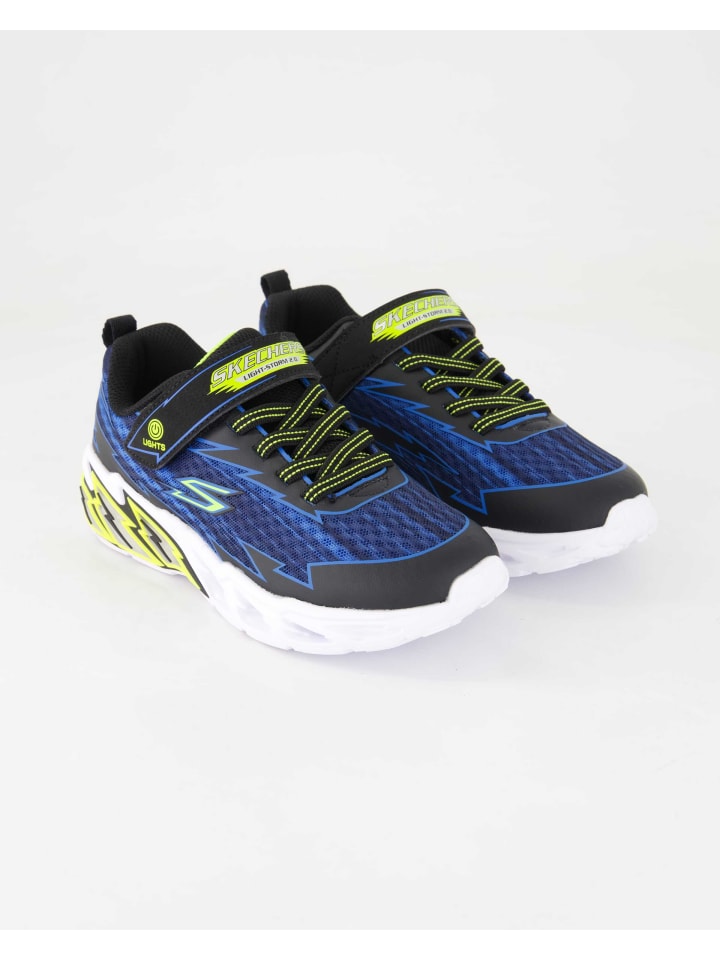 

Skechers Синие кроссовки на липучках