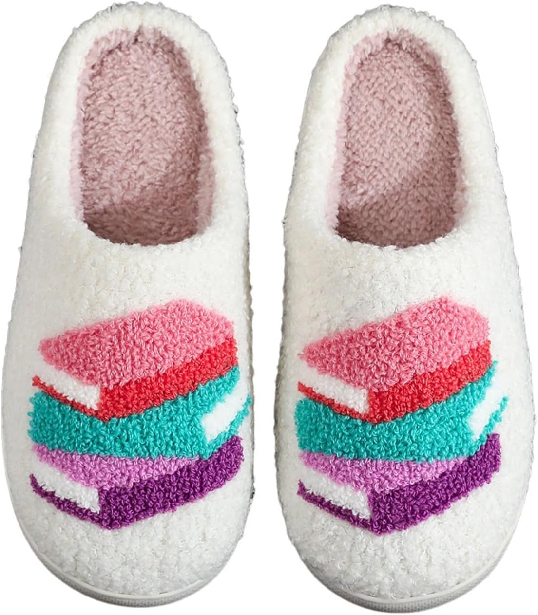 

Женские и мужские тапочки NMHOO с растительными, животными и фруктовыми принтами, ретро, уютные, пушистые, с вышивкой, с утепленной подошвой из памяти формы, для дома и улицы, Book