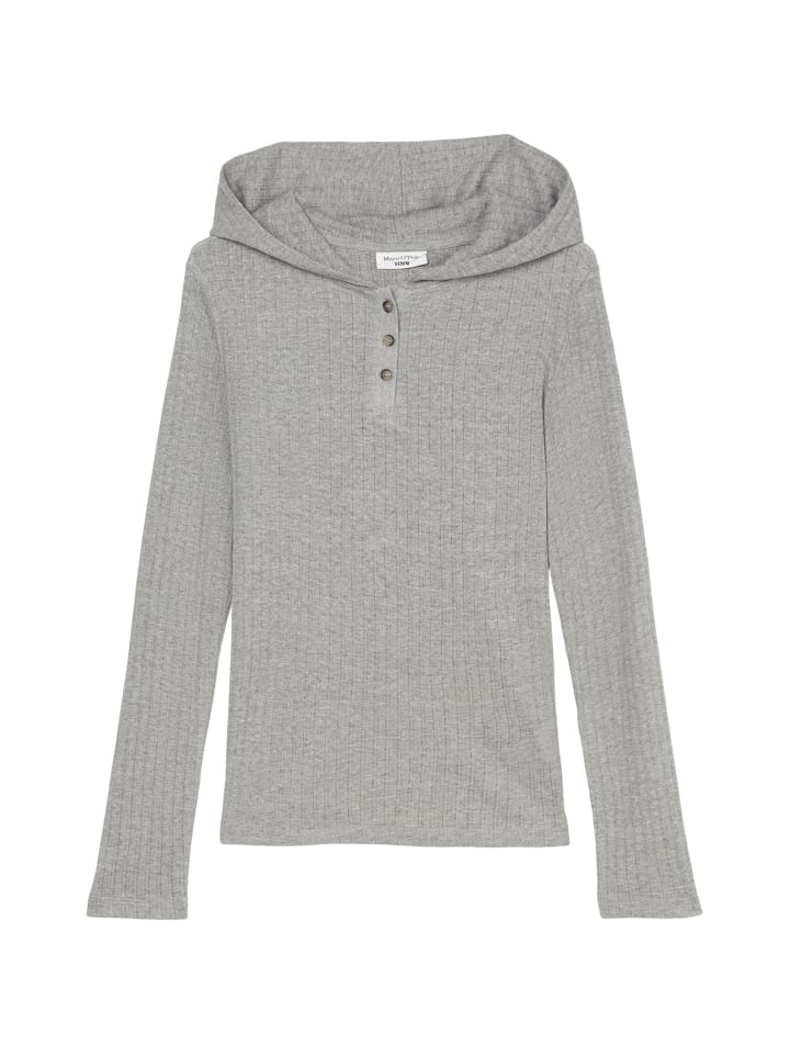 

Футболка Marc O'Polo DENIM Kapuzen-Longsleeve regular, цвет Stone Melange