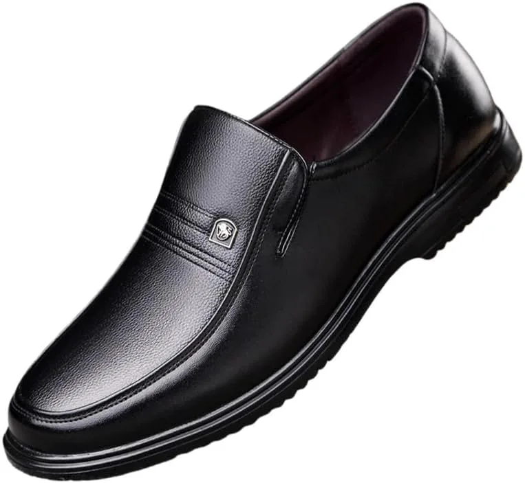 Лоферы Leather Shoes for Men SWZEC, черный