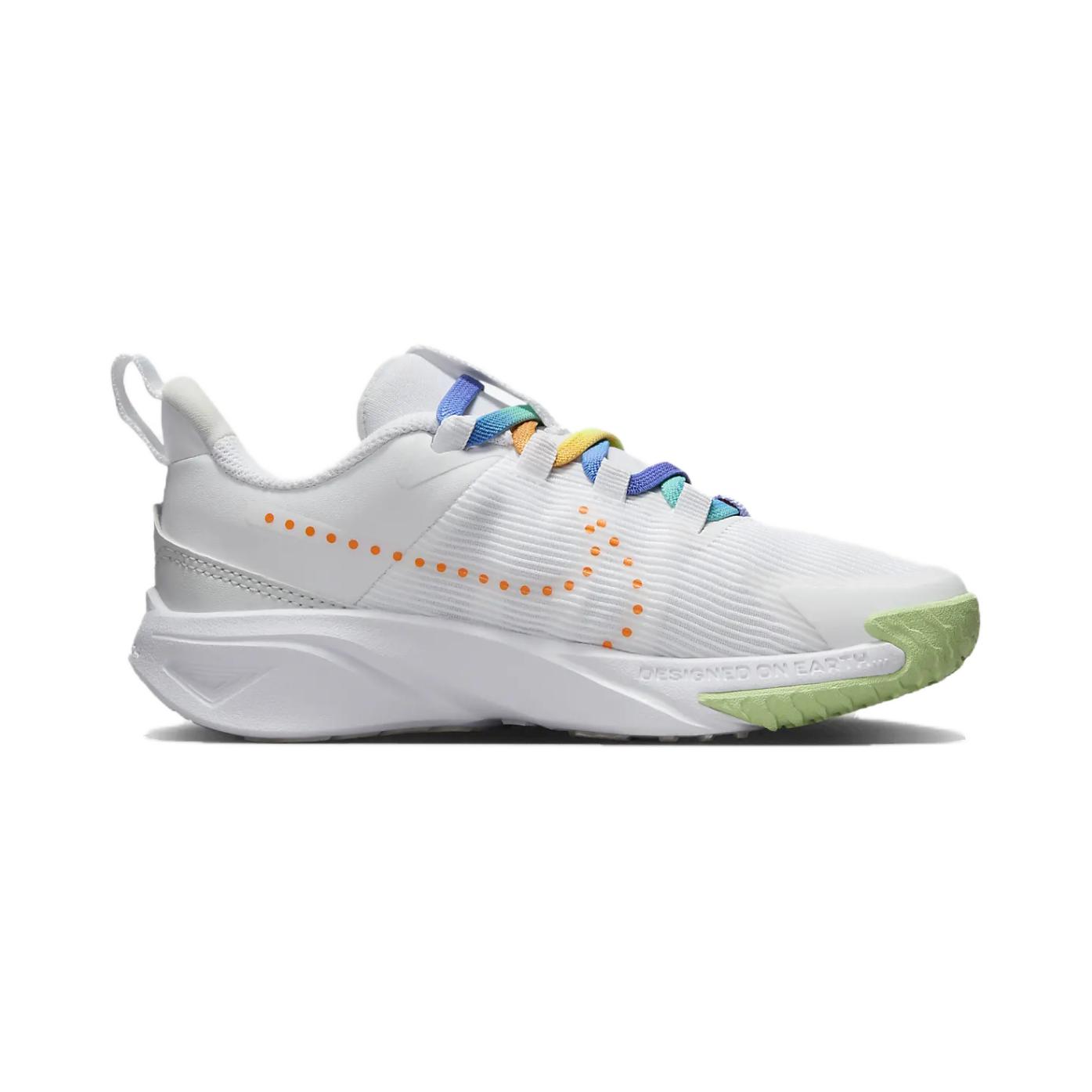 Star Runner 4 Детские Беговые Кроссовки Дошкольные Nike, Белый Зеленый — фото 2