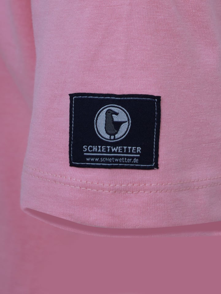 Футболка SCHIETWETTER Küstenkind, Rundhals, цвет pink-azuro — фото 4