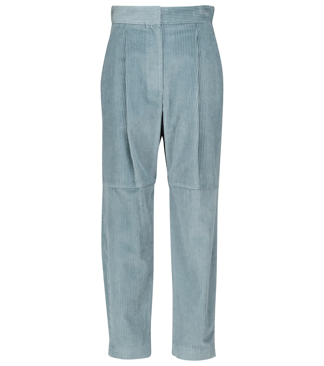 

Вельветовые брюки с высокой талией Brunello Cucinelli, Pastel Leaf