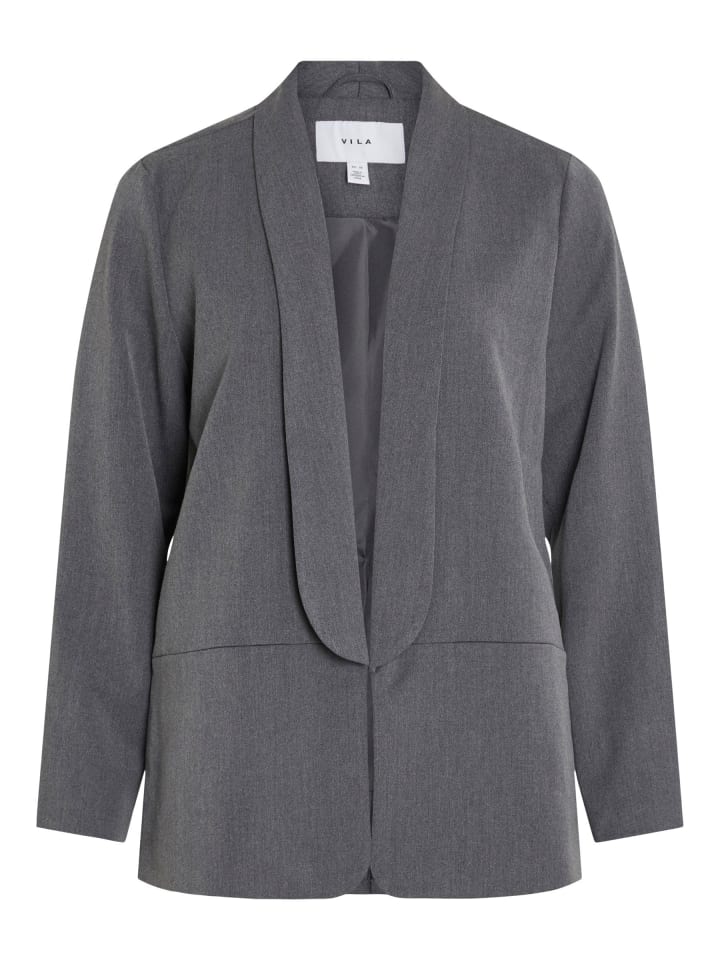 

Блейзер Vila, средний серый меланж