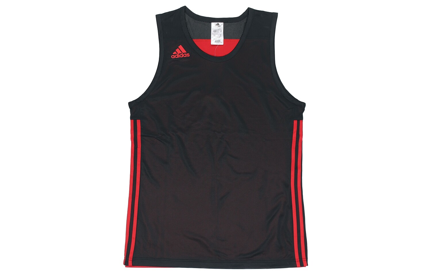 

Adidas Мужская баскетбольная майка, Черный Красный