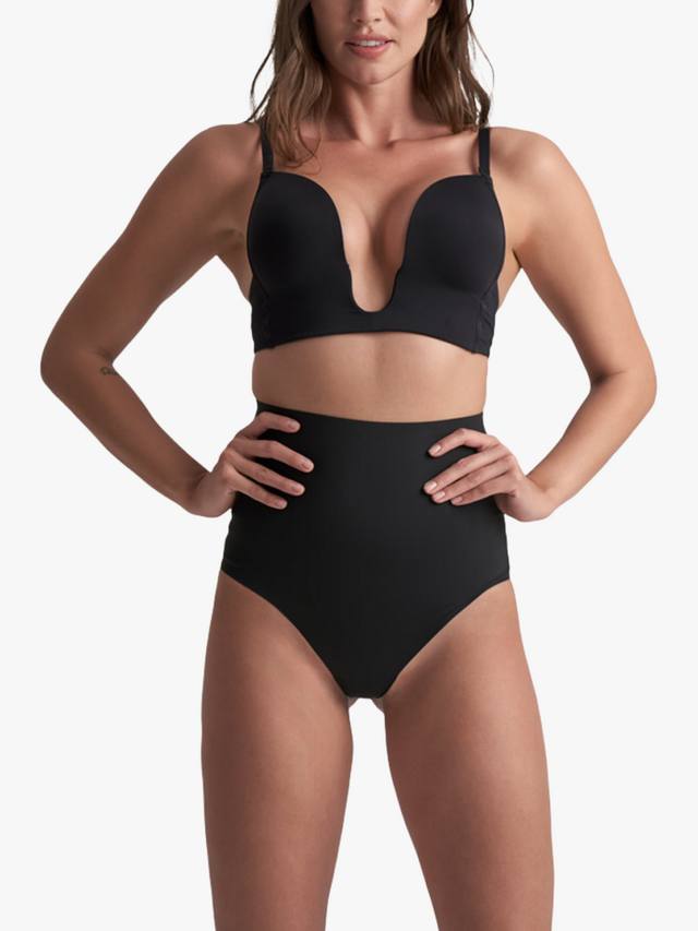 

Утягивающее стринги с высокой талией Bye Bra, Black