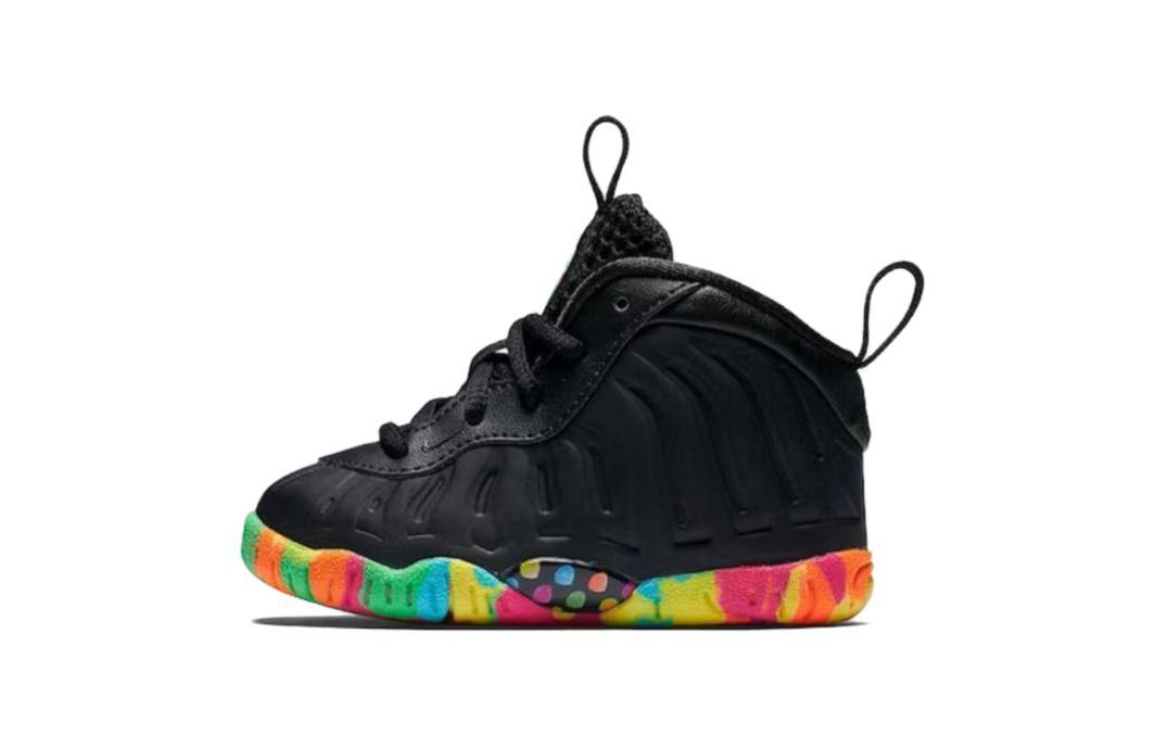 

Кроссовки Nike Air Foamposite One Black Fruity Pebbles TD, черный