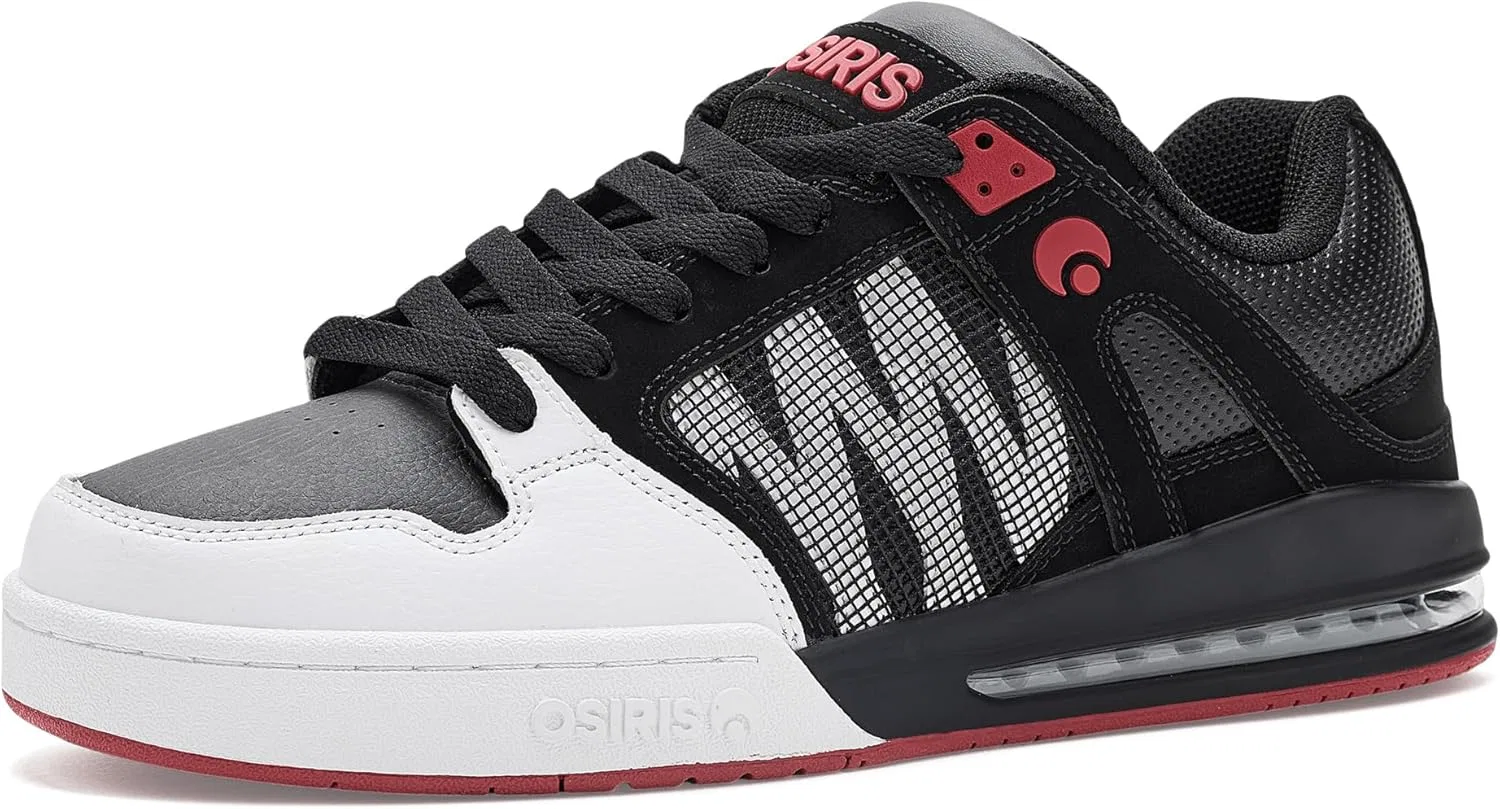 Кроссовки для скейтбординга Osiris White/Black/Red