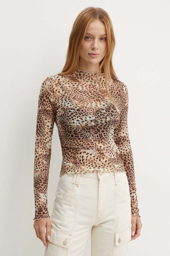 

Футболка ADRIANA MESH с длинными рукавами Guess, коричневый