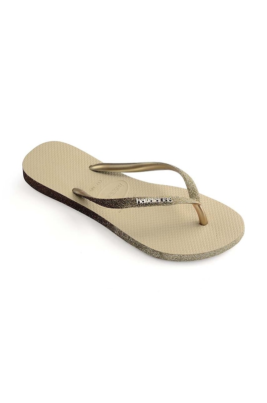 Шлепки Slim Sparkle II Havaianas, бежевый — фото 2