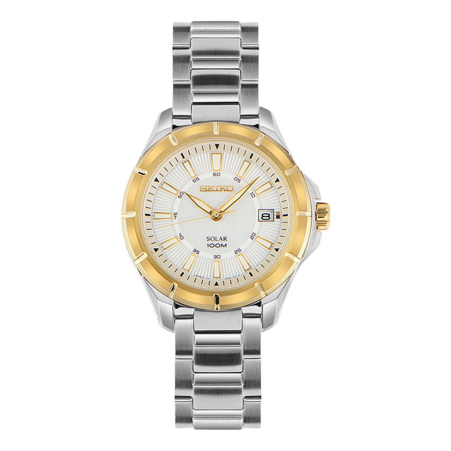 

Часы Men's SEIKO Solar Energy Business Casual waterproof quartz, золотой