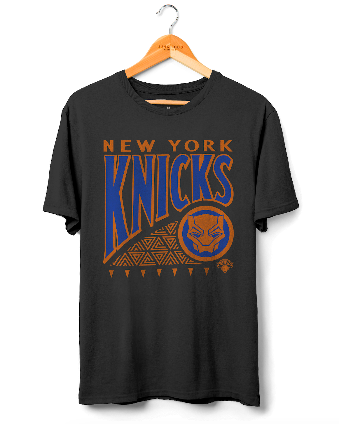 

Футболка с узором Knicks Wakanda Forever Junk Food Clothing, черный