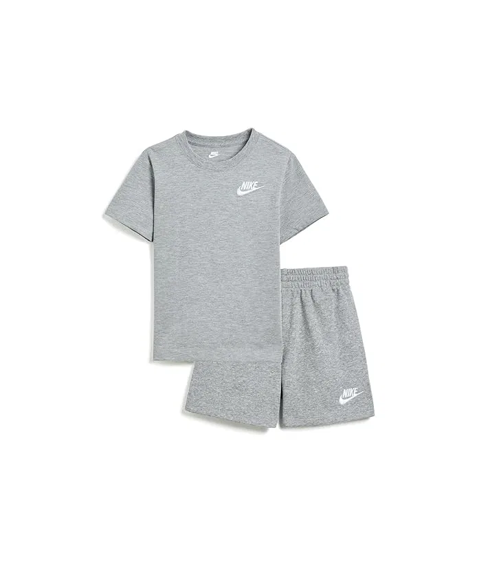 Спортивный костюм из футера модель Futura Club Shorts Set Nike Kids, Black