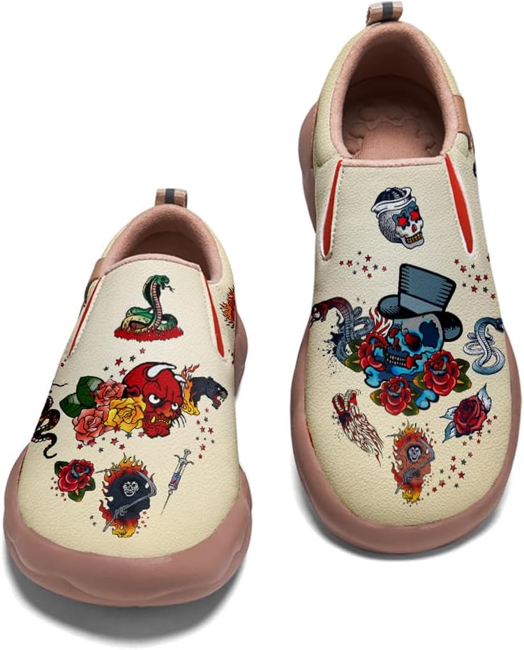 

Мужские слипоны для путешествий, комфортная обувь для ходьбы, подошва с символом волка, модные кроссовки в ретро-стиле с рисунком Onehorse, Retro Style_03