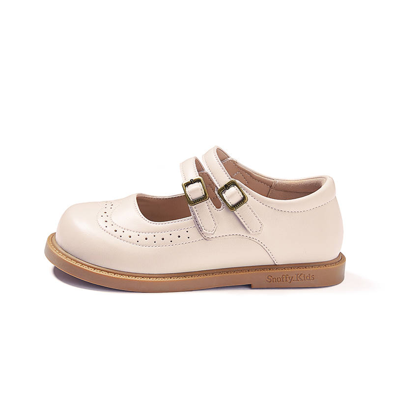 

Низкие кожаные туфли детские Snoffy, слоновая кость