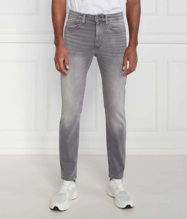 

Джинсы Boss Orange Taber на молнии, серый