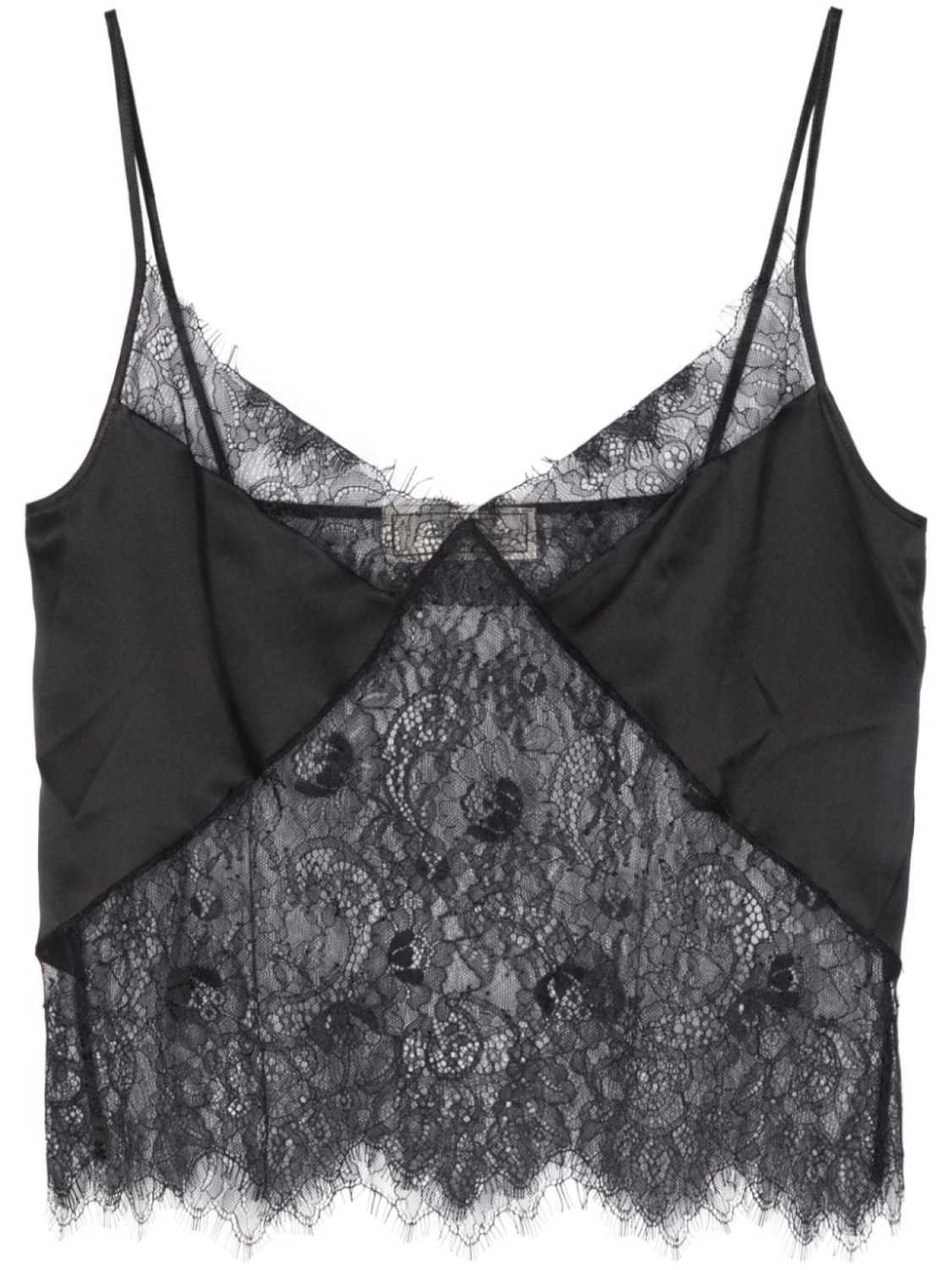 

Blumarine кружевной топ, черный