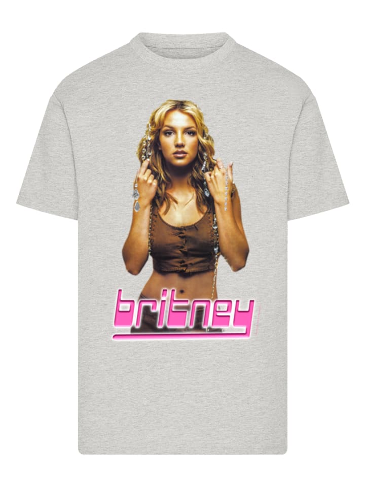 

Футболка Бритни Спирс в серую крапинку F4NT4STIC