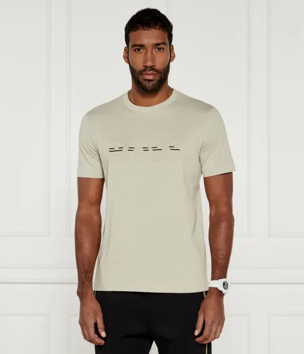 Футболка МОРСКАЯ regular fit Boss Green, бежевый