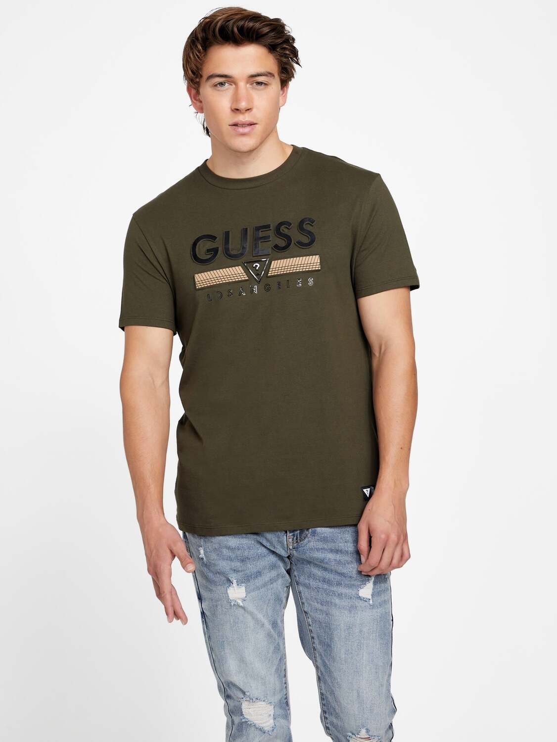 

Футболка Eco Koda с круглым вырезом Guess Factory, цвет Mud Pie A152