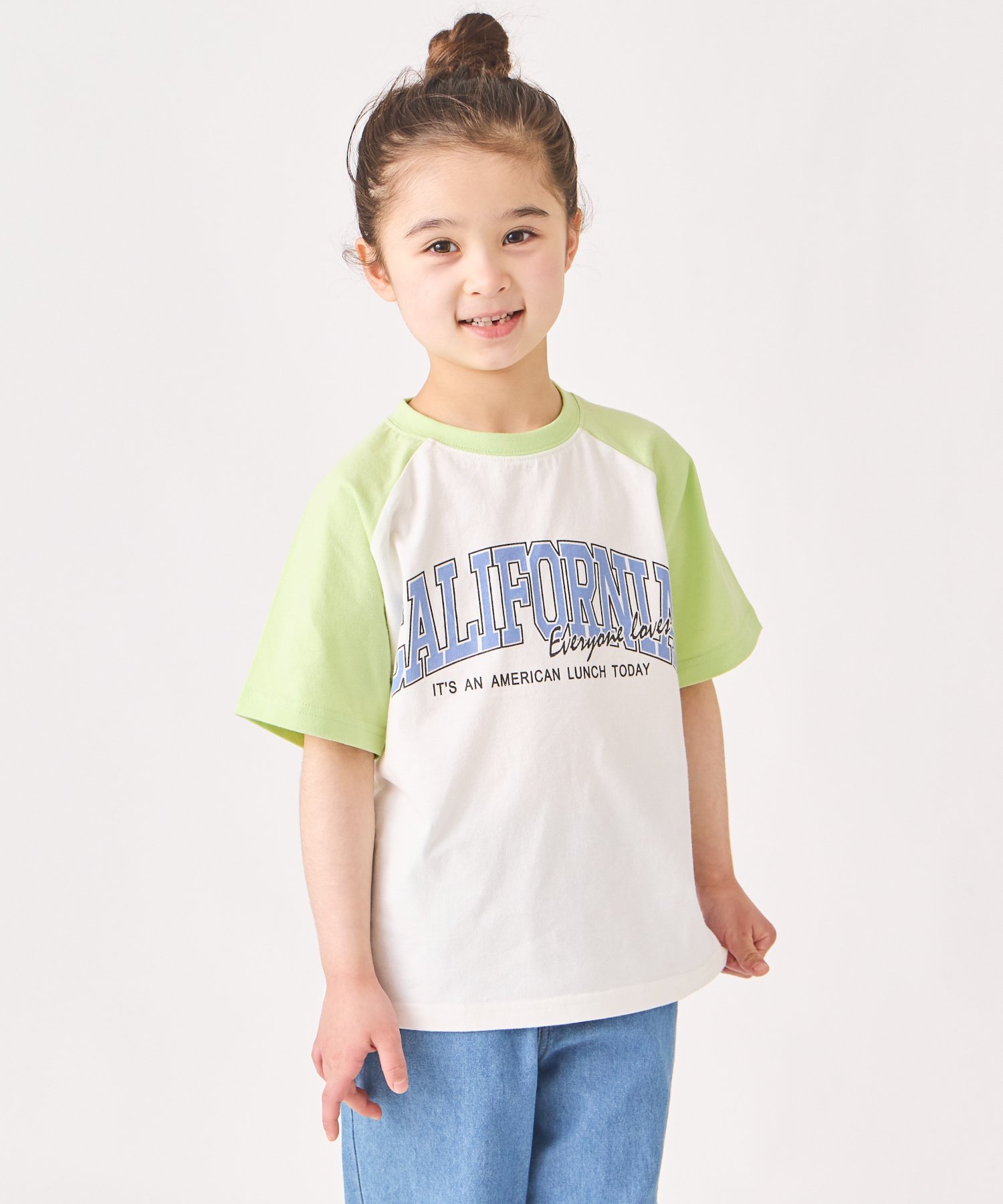 Футболка с коротким рукавом реглан Ever Closet, Apple Green