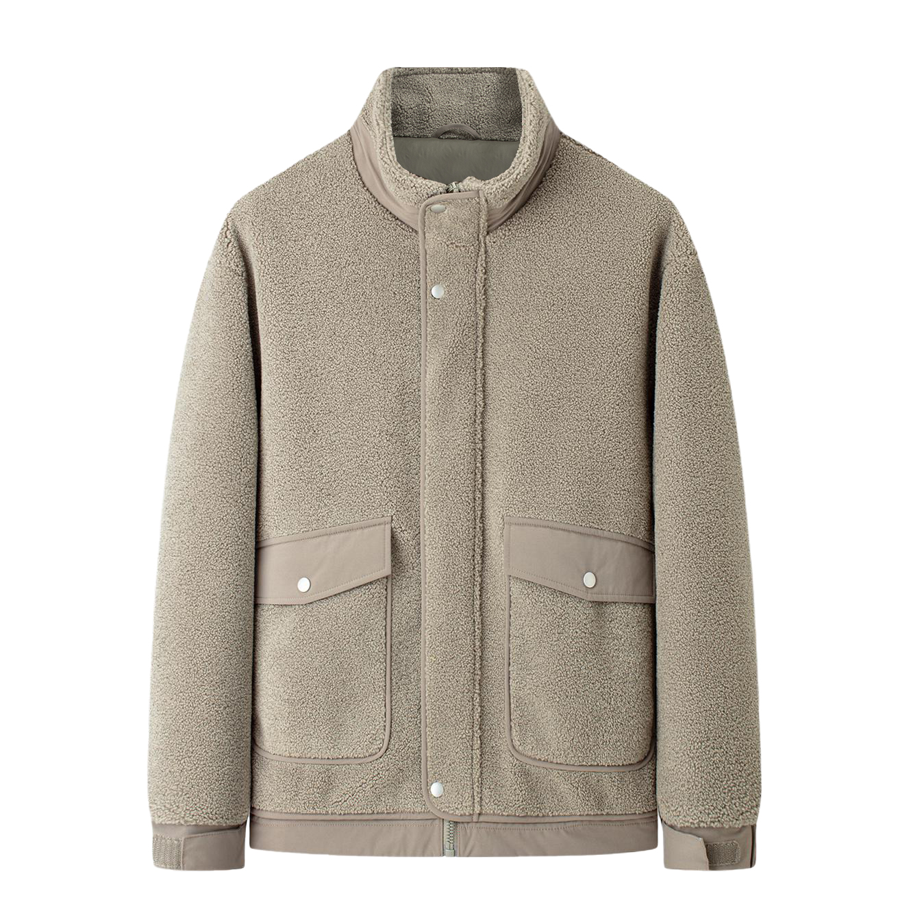 

Пуховик Unisex Stand Collar Thickened ZIAREL, зеленый хаки