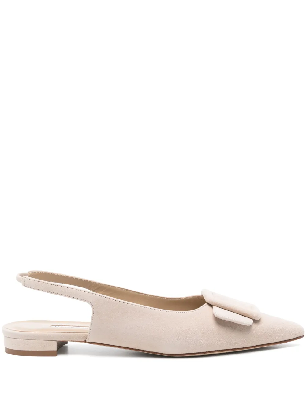 Балетки Maylura Manolo Blahnik, нейтральный