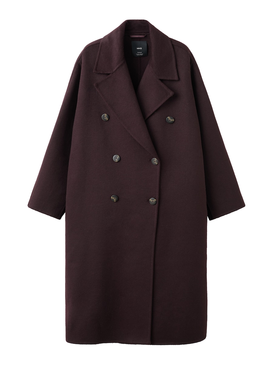 

Пальто межсезонное MANGO PICAROL, темно-красный