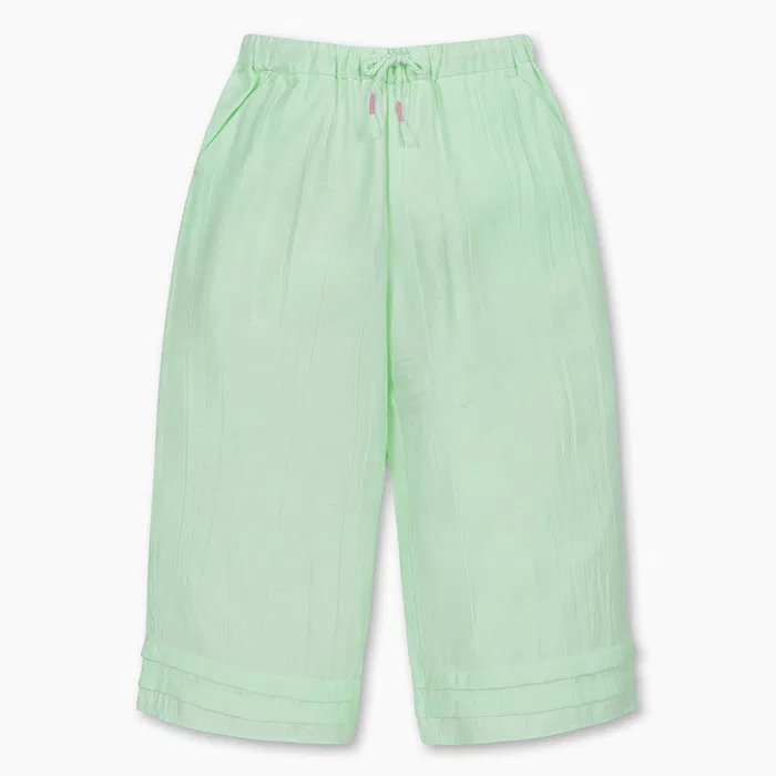 Детские широкие брюки Benetton Kids, мятные