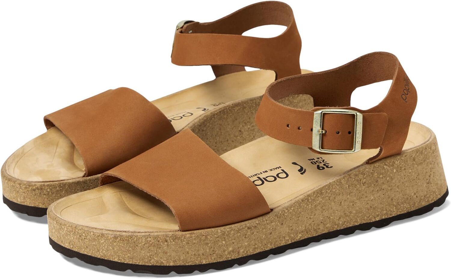 

Сандалии Birkenstock Papillio by Birkenstock Glenda Platform Sandal, цвет Pecan Nubuck