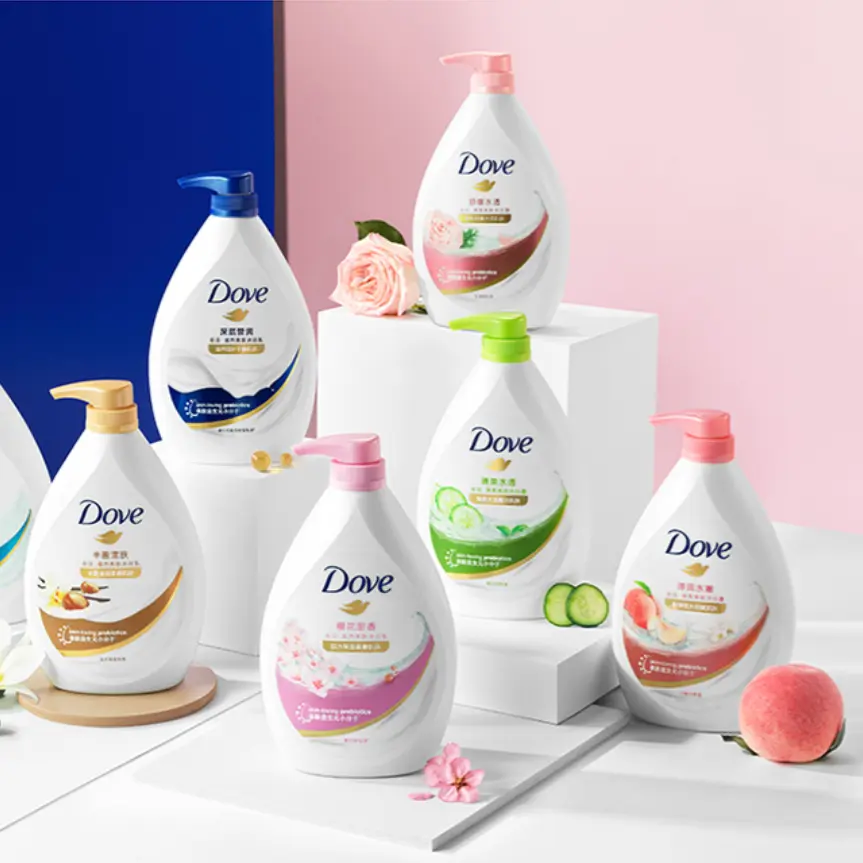Гель для душа Dove Go Fresh Sakura & Pink Salt, 730 г — фото 3