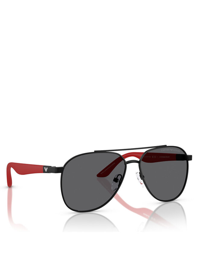 

Солнцезащитные очки Emporio Armani Schwarz, красный/черный